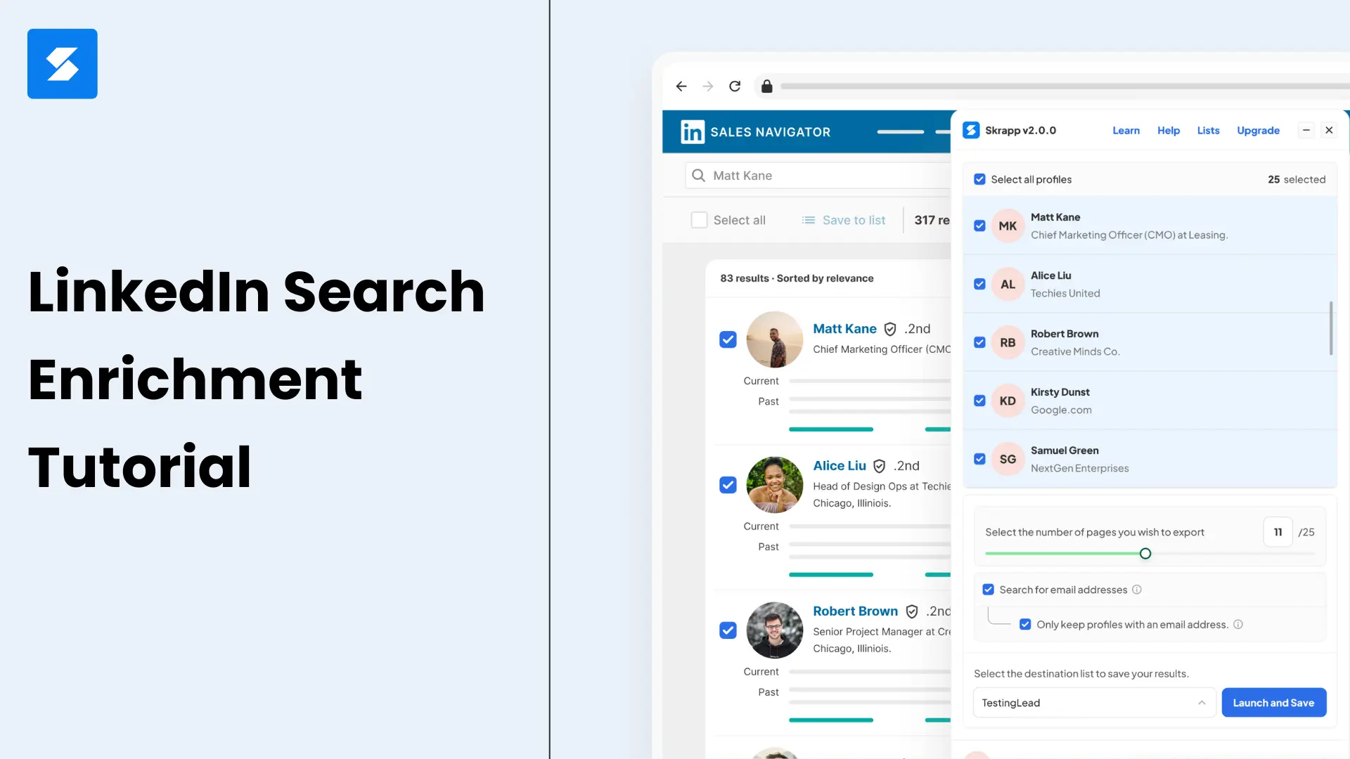 Skrapp.io LinkedIn Email Finder