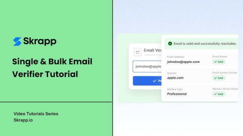 Skrapp.io email verifier